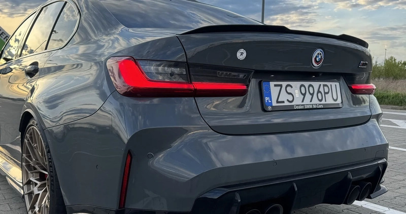 BMW M3 cena 399000 przebieg: 43500, rok produkcji 2022 z Szczecin małe 497